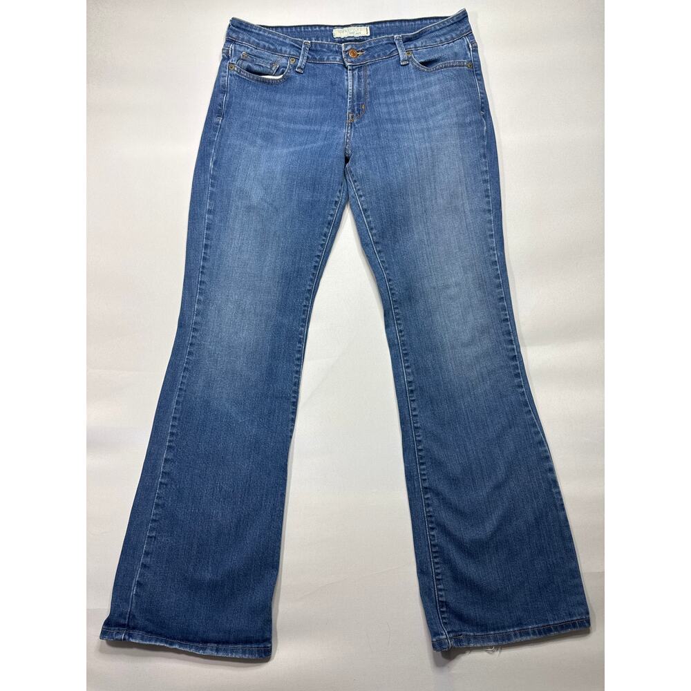 Levi's 545 Women's Low Rise Bootcut Blue Denim Jeans - Size 12 Medium (32x31)